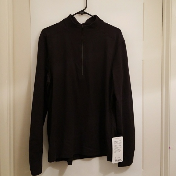 Lululemon Surge Warm 1/2 Zip Black Size Small NWT - Picture 2 of 4